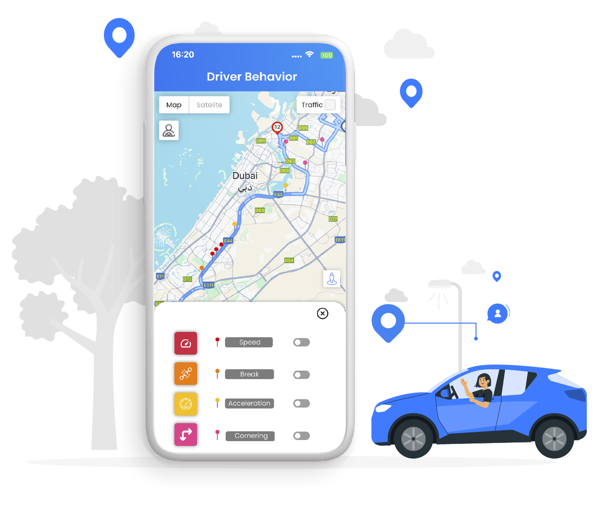 traffic code number to ASATEEL